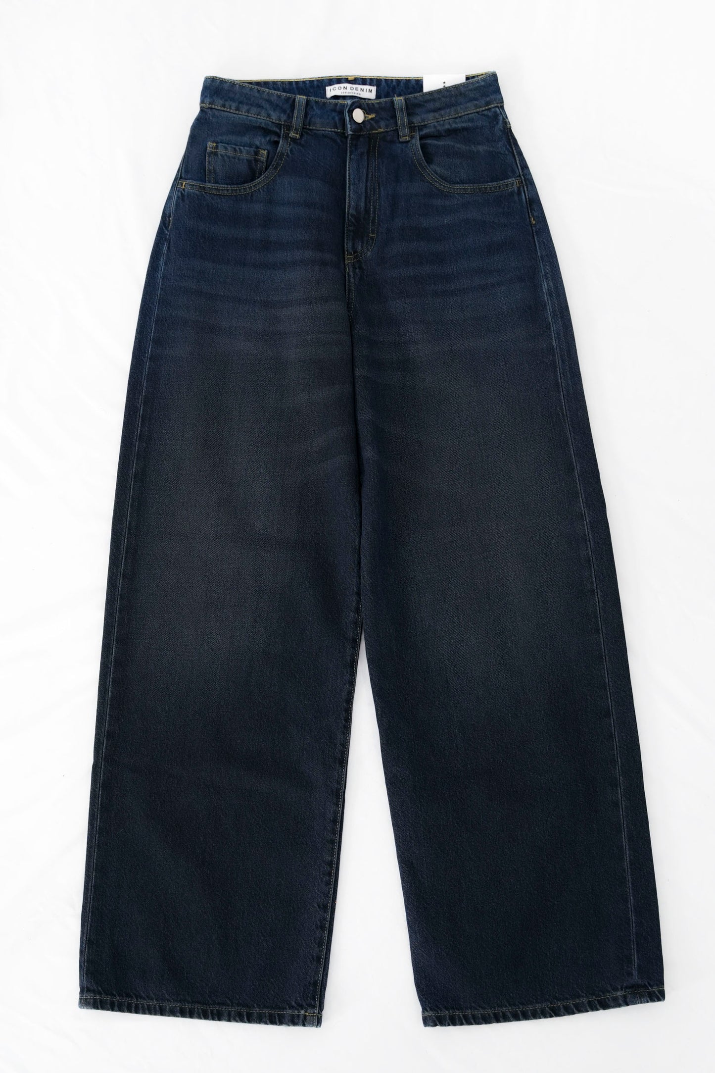Jeans gamba ampia deep blue