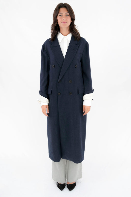 Cappotto doppiopetto destrutturato