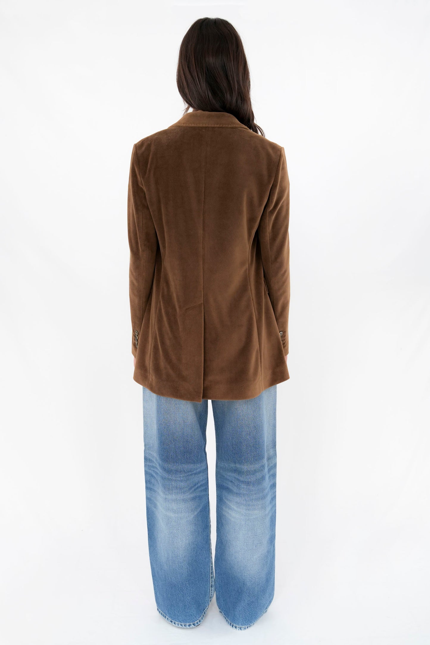 Balzer monopetto in velluto taglio maschile