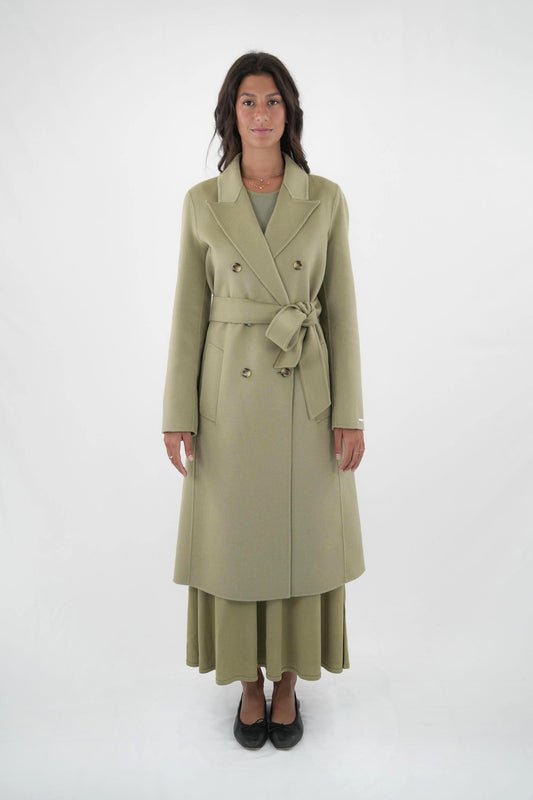 Cappotto double doppiopetto 100% lana vergine