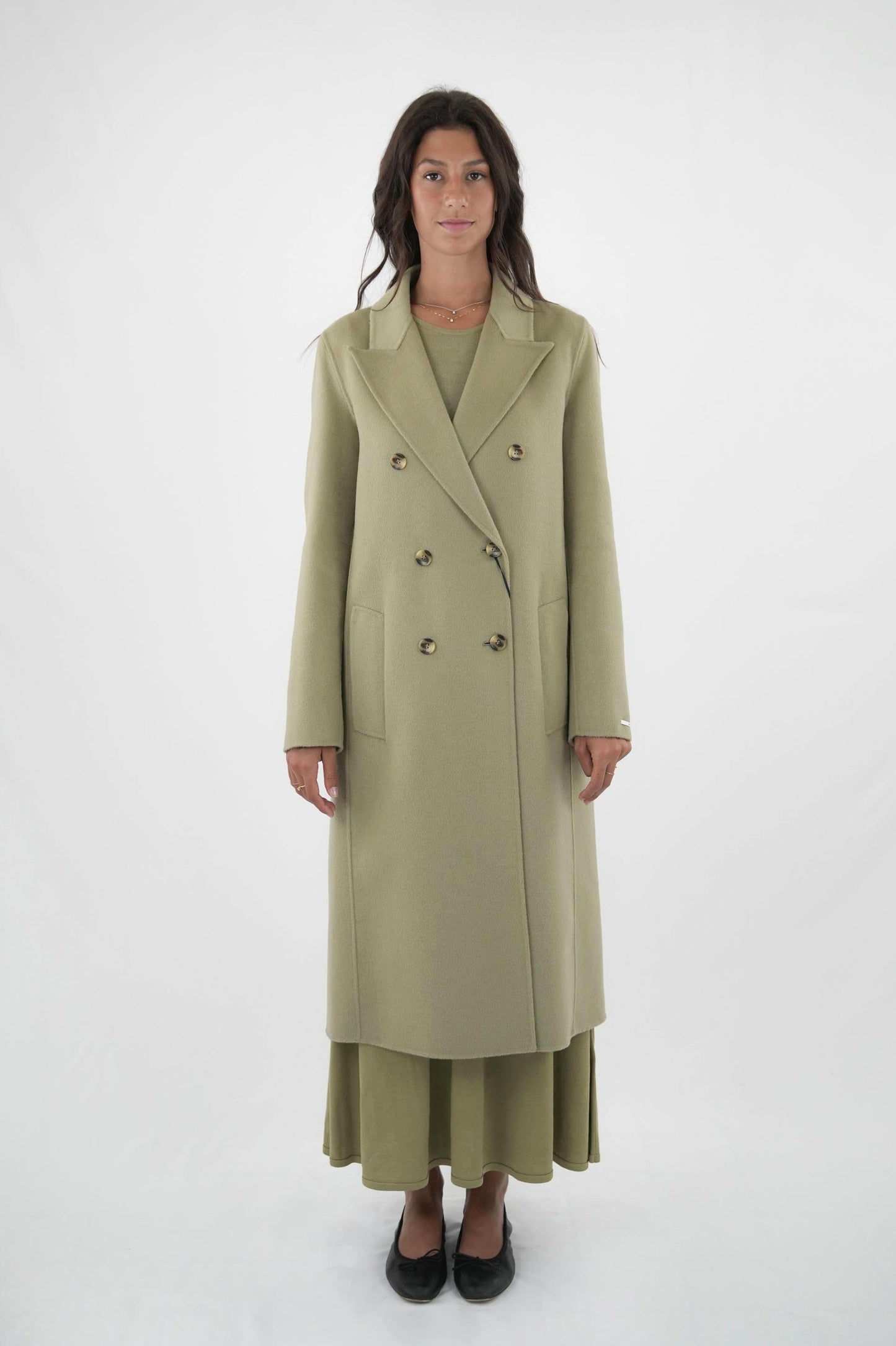 Cappotto double doppiopetto 100% lana vergine