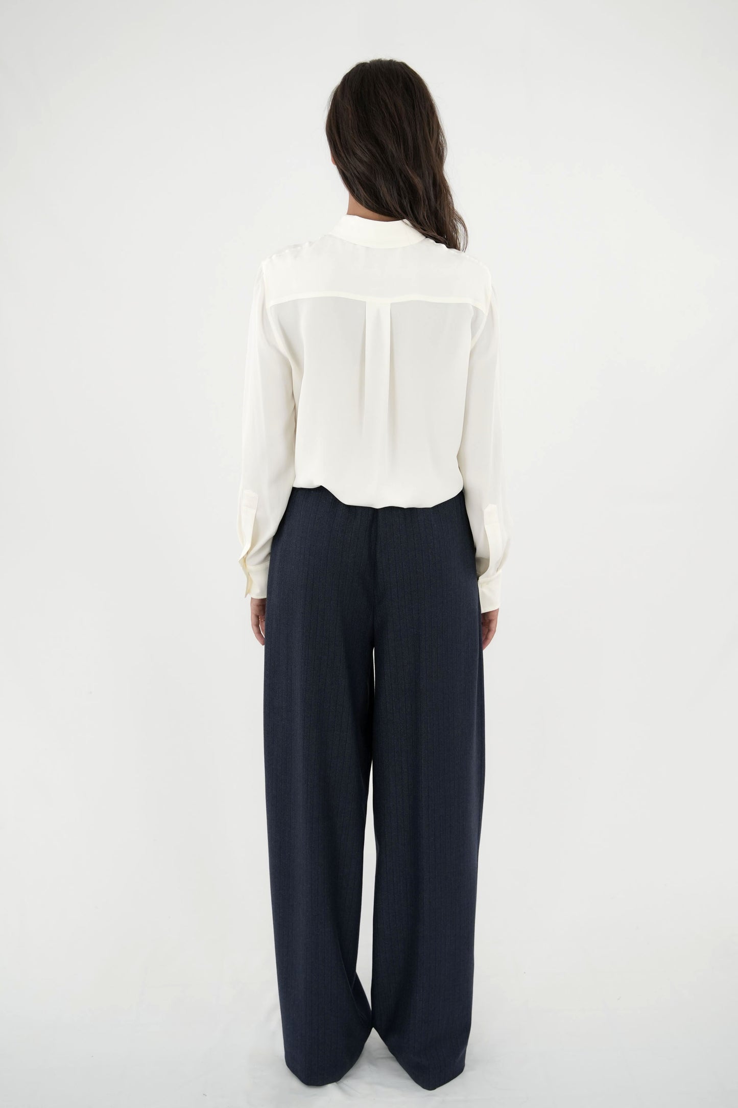 Camicia in misto seta