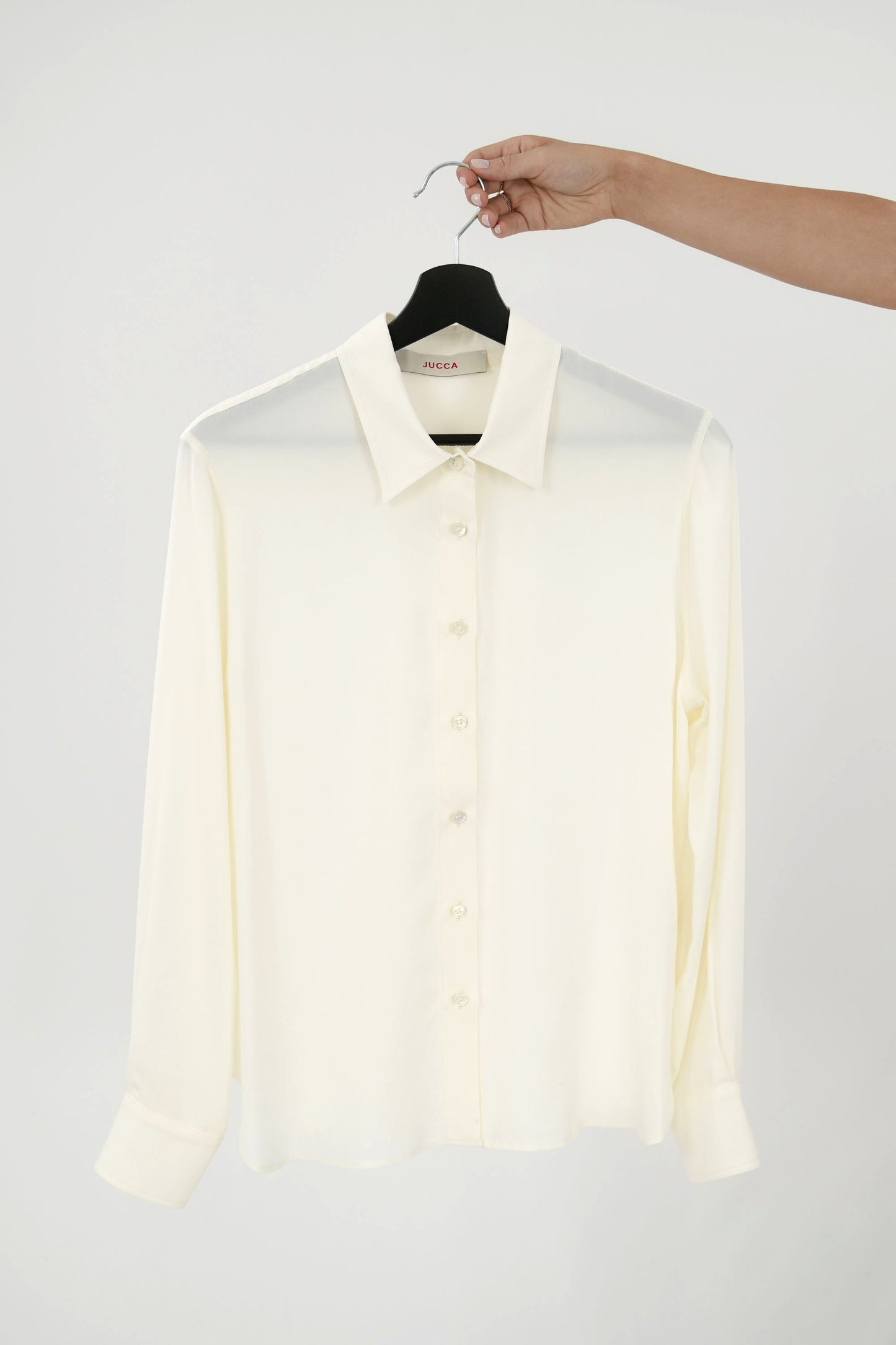 Camicia in misto seta