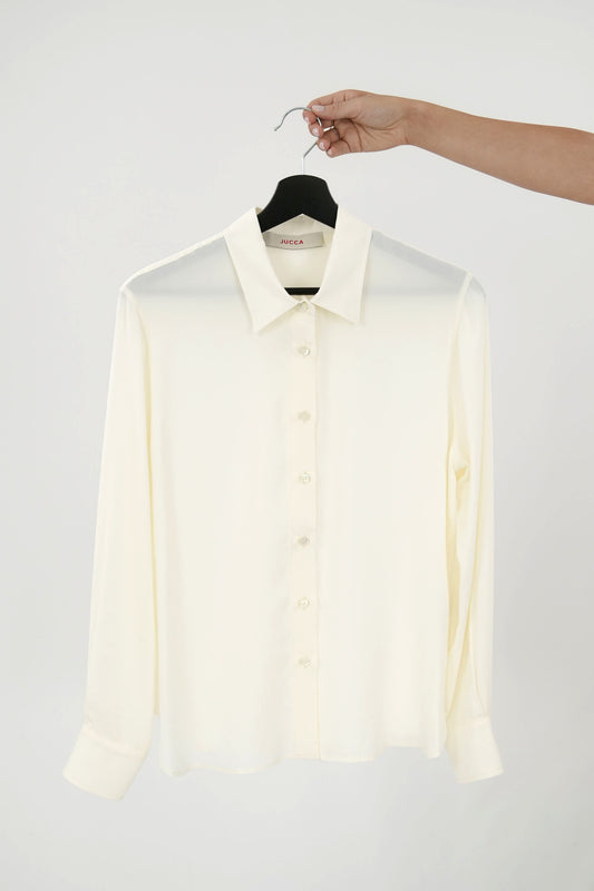 Camicia in misto seta