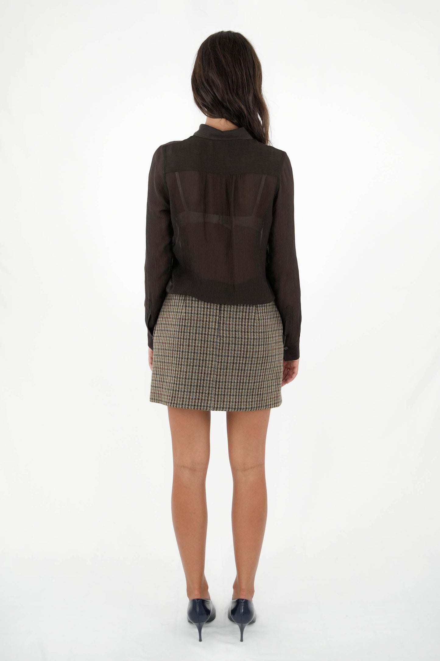 Camicia in creponne misto seta