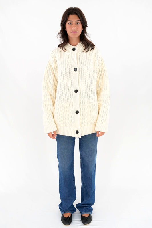 Cardigan girocollo costa inglese