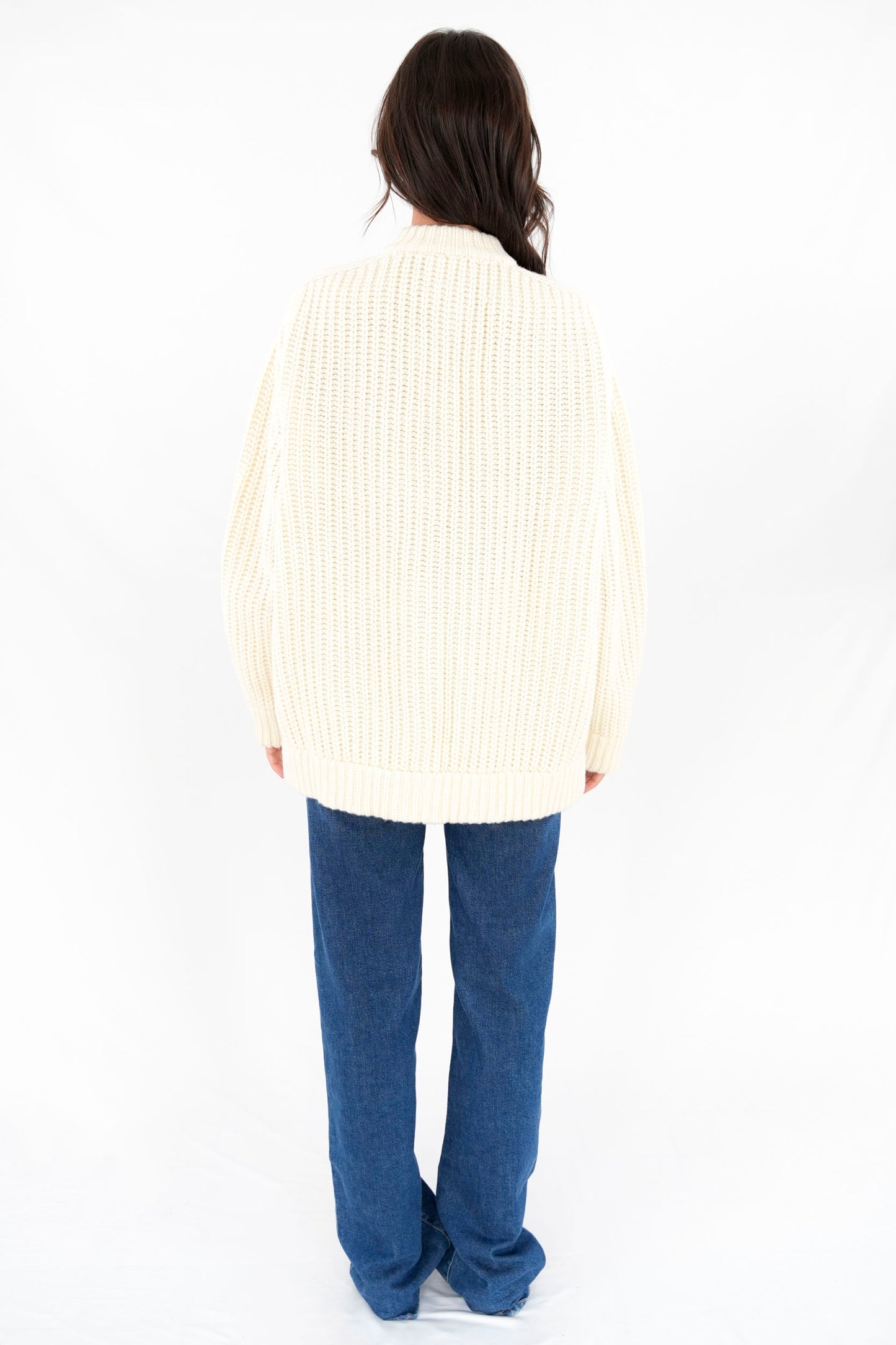 Cardigan girocollo costa inglese