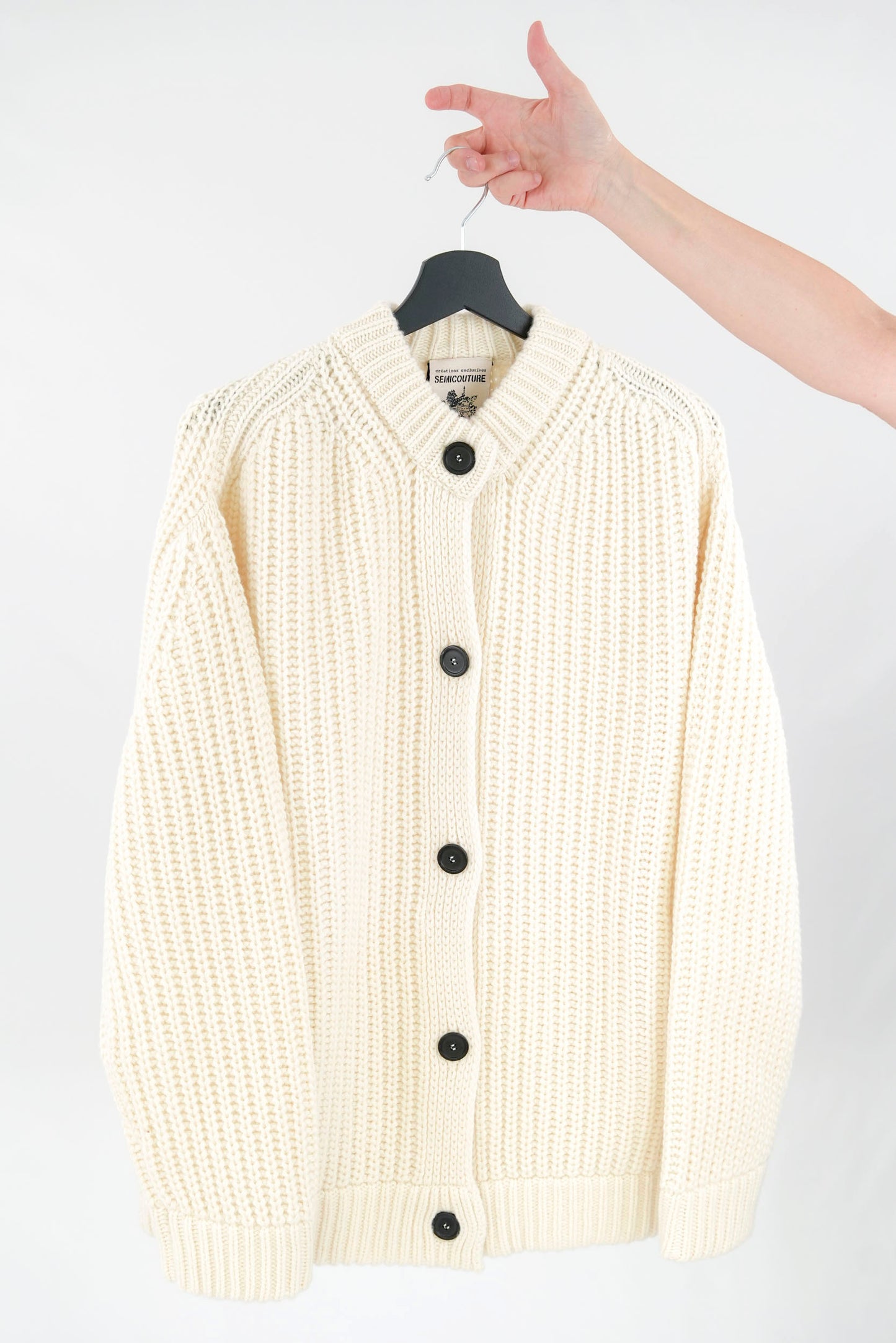 Cardigan girocollo costa inglese