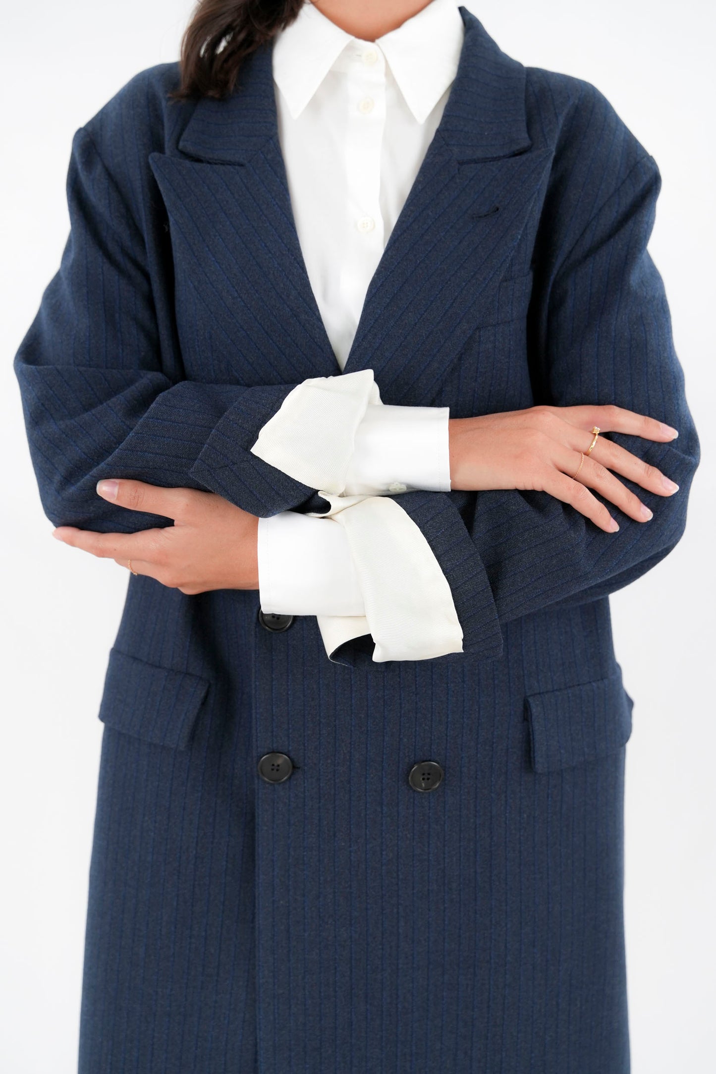 Cappotto doppiopetto destrutturato