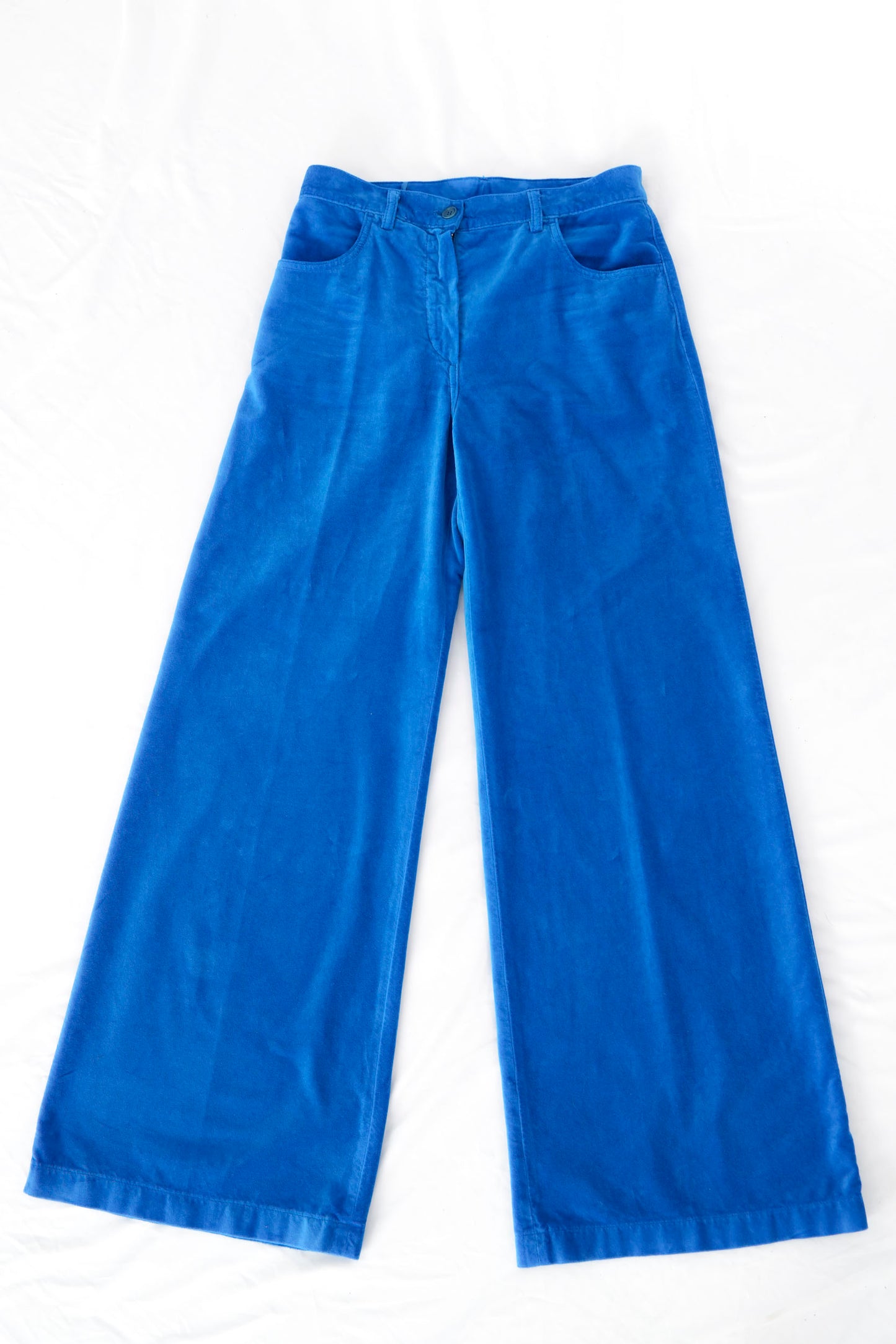 Pantalone palazzo in velluto