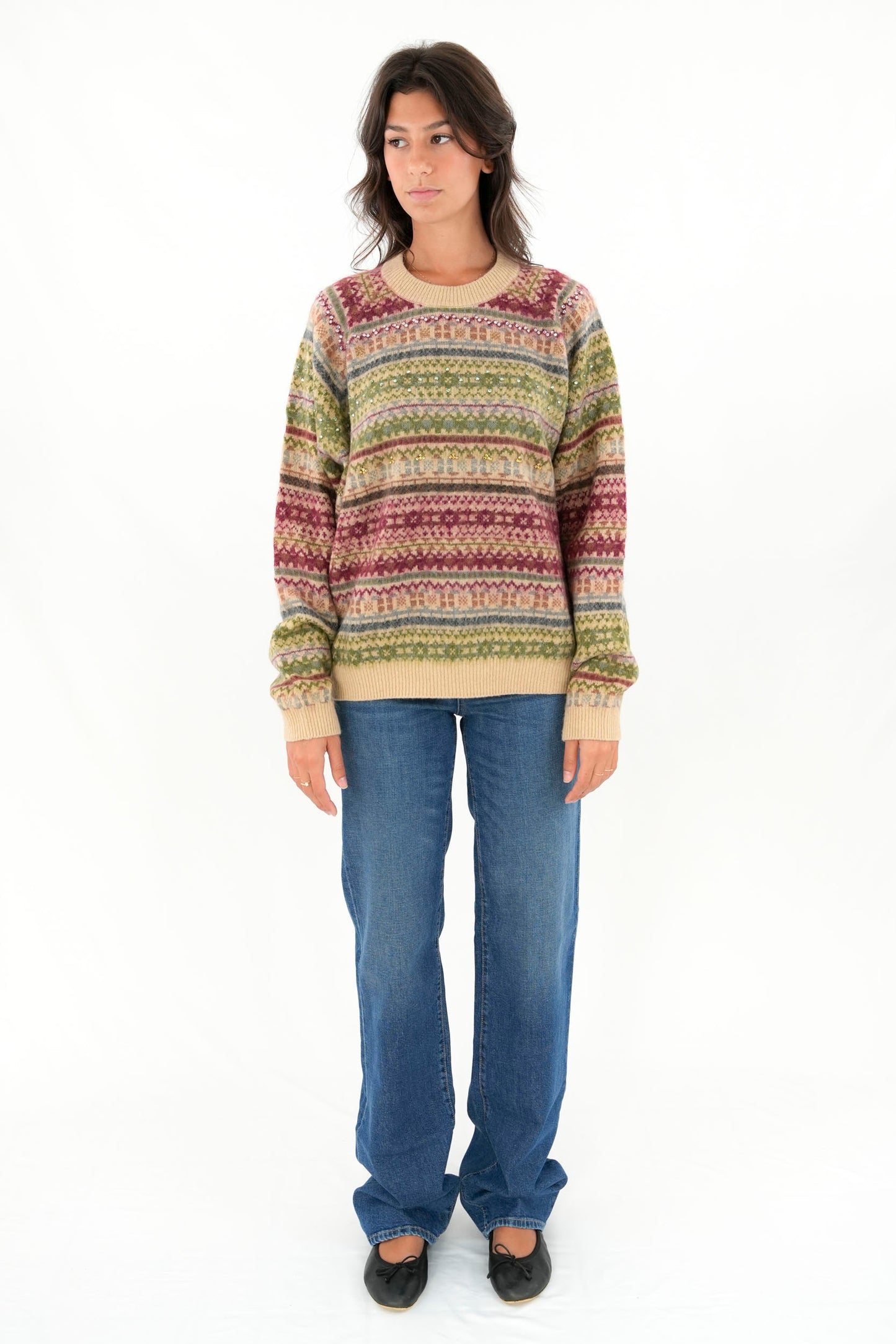 Pullover con applicazioni