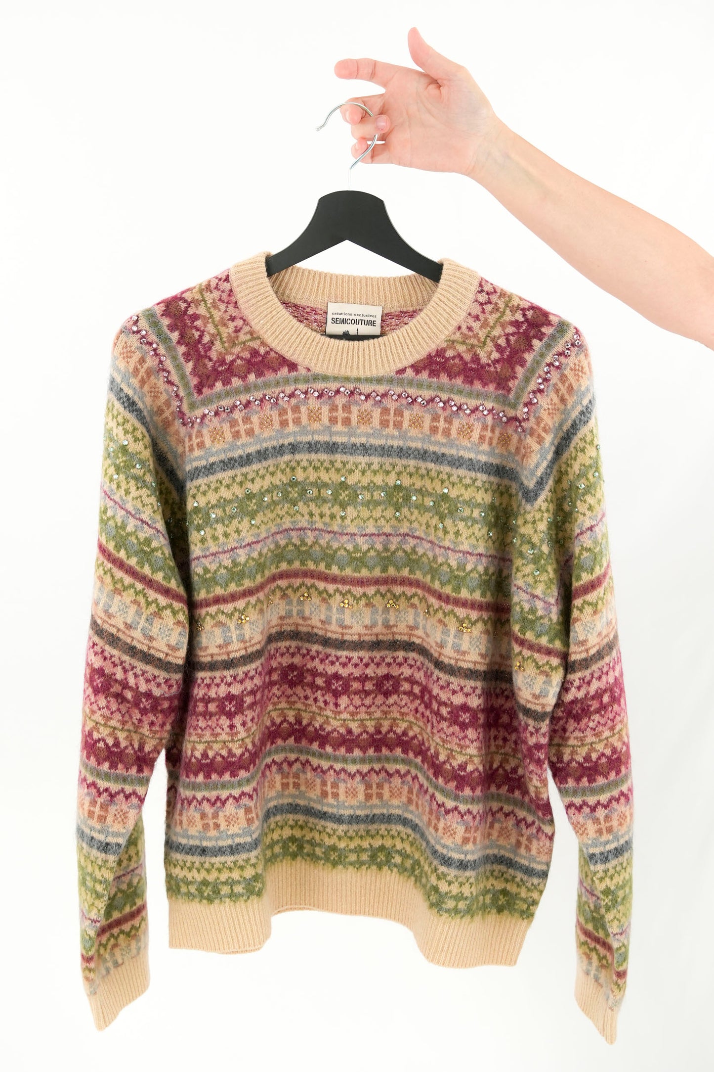 Pullover con applicazioni