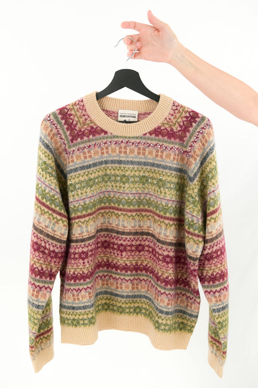 Pullover con applicazioni