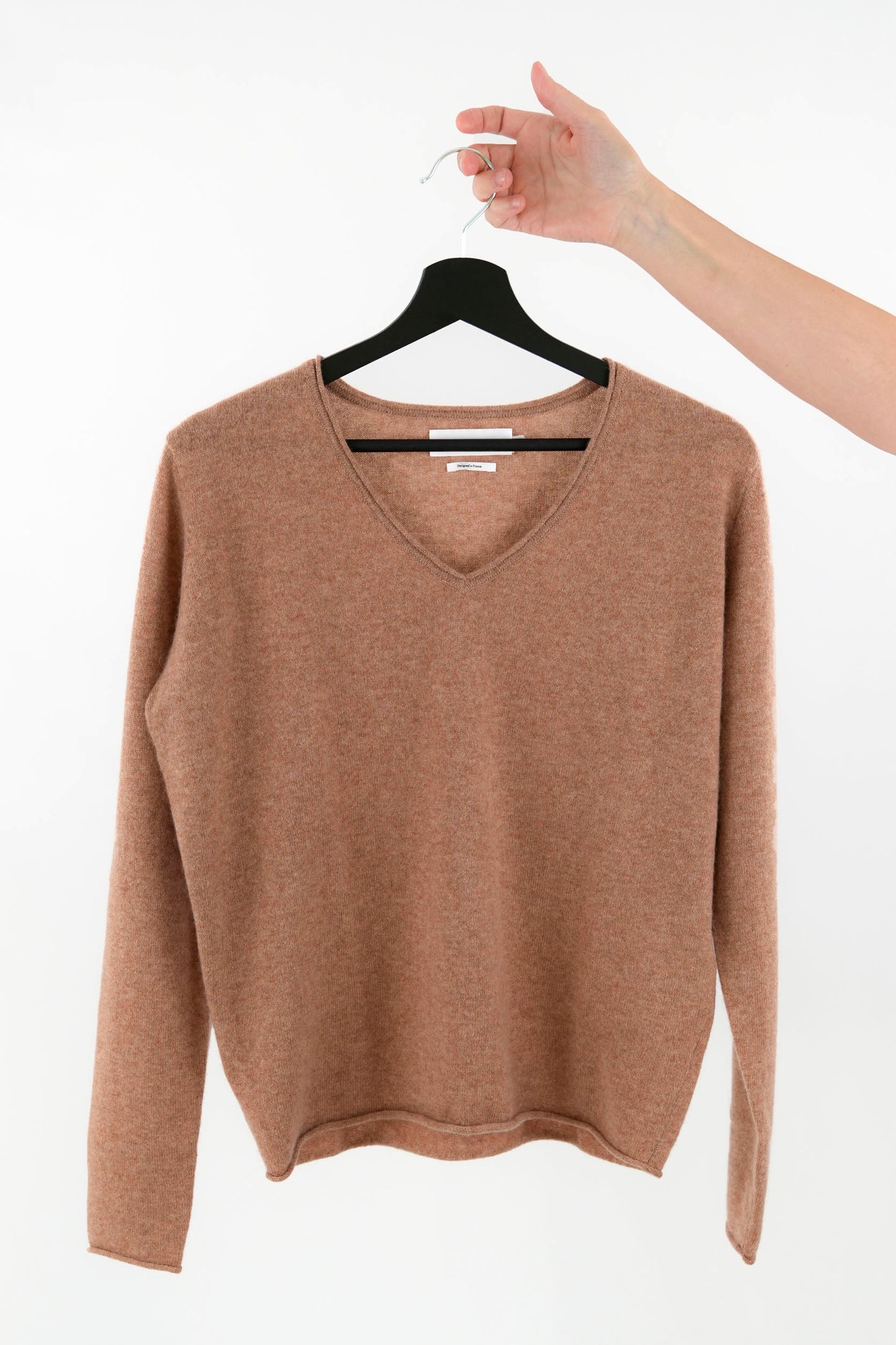 Pullover scollo a V oversize